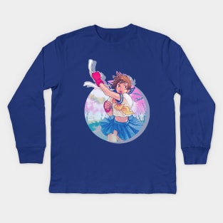 Sakura Kasugano Kids Long Sleeve T-Shirt